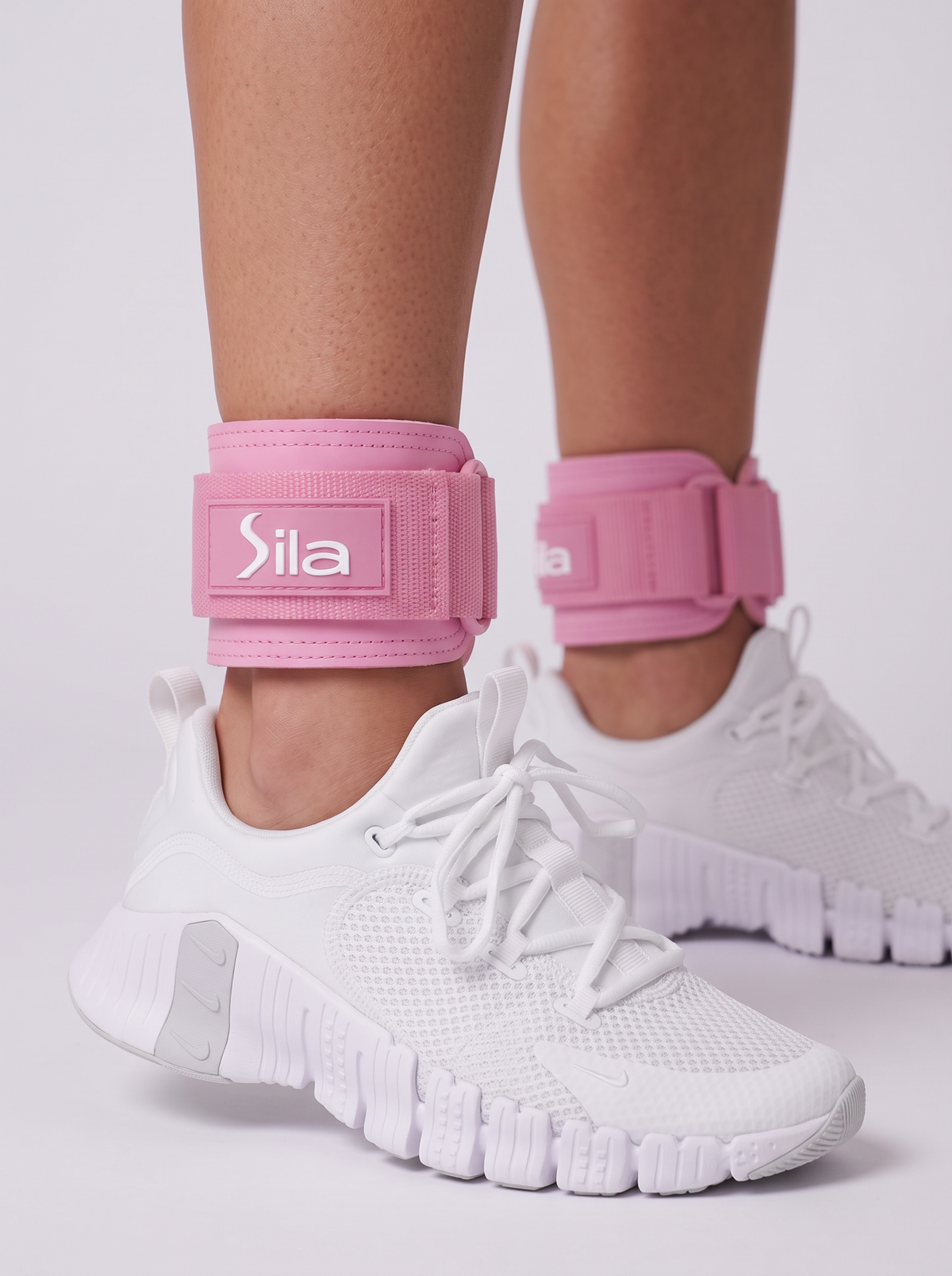 SILA Ankle Straps — Blush Pink